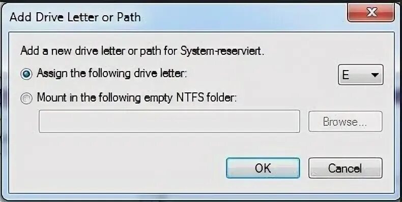 Drive letters