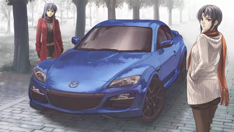 Mazda арт. Mazda RX-8 тян. Мазда-RX 7 тян. Mazda RX-8 арт.