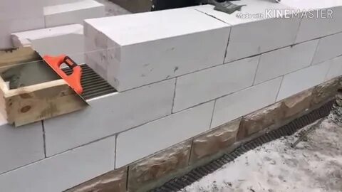 На какой раствор кладут газобетонные блоки