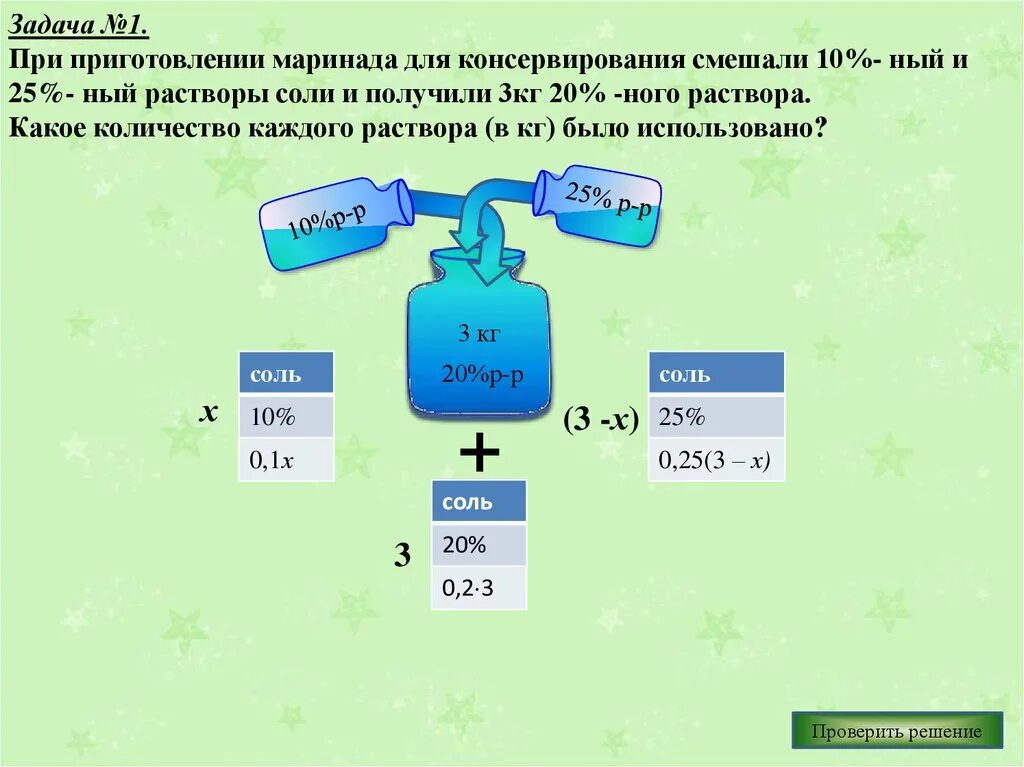 Сколько соли можно получить. Задачи на смеси и растворы. Решение задач на сплавы растворы и смеси. Задачи на смеси. Решение задач на смеси и сплавы.