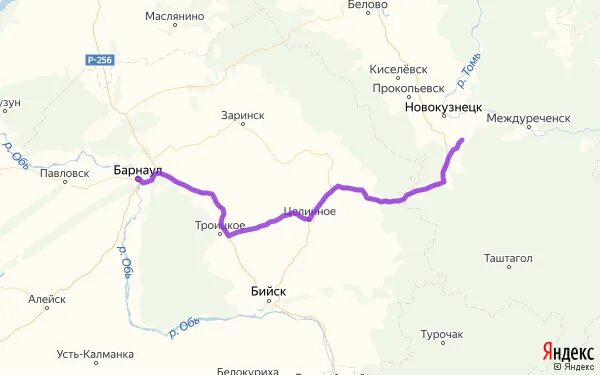 Сколько от тальменка до барнаула
