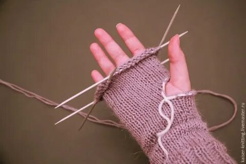 Варежки на 4 спицах