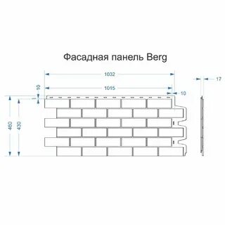 Размеры фасадных панелей