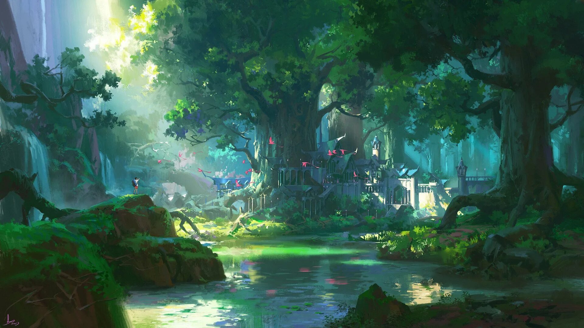 Drawn world