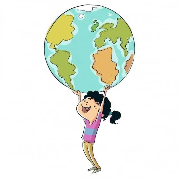Держит планету. Мальчик и девочка держат планету. Иллюстрация держат планету. Девочка на земном шаре рисунок.