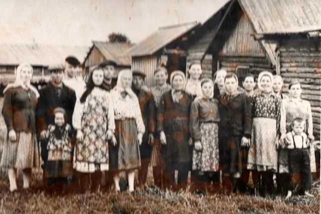 Деревня Карпово - Retro photos