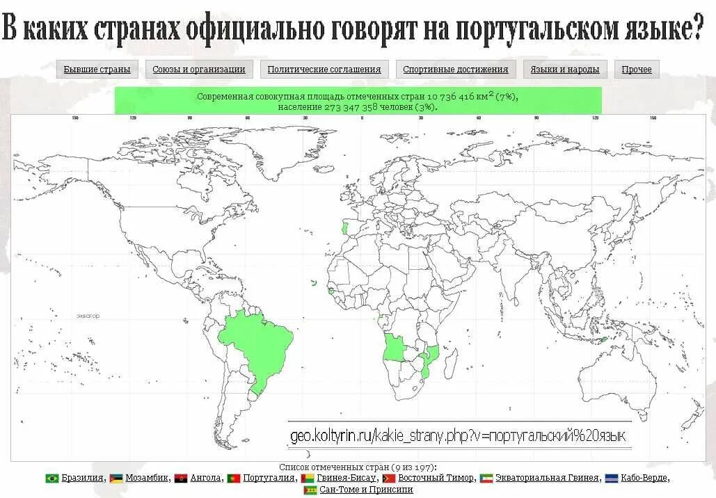 Государственный язык в стране португальский. Карта португальского языка в мире. Португальский язык распространение в мире. В каких странах разговаривают на португальском языке.