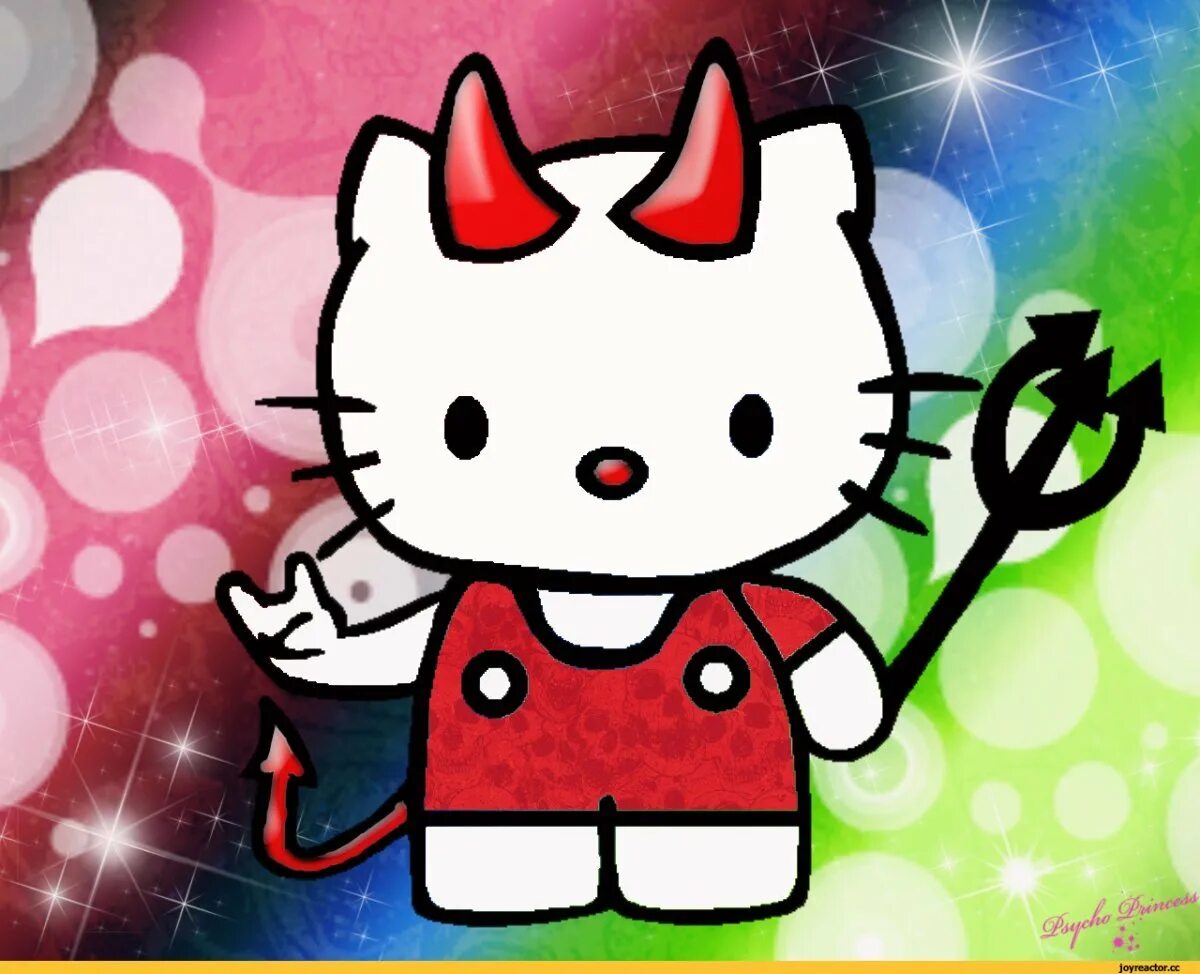 Включи страшную hello kitty