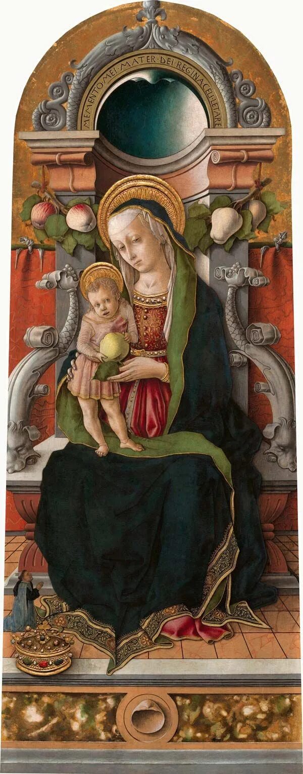 Автор картины мадонна с младенцем на троне. Карло Кривелли художник. Кривелли Мадонна. Кривелли Мадонна с младенцем.