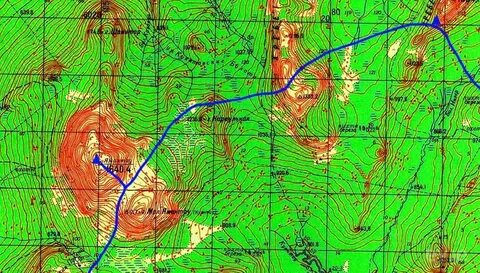 Гора ямантау на карте