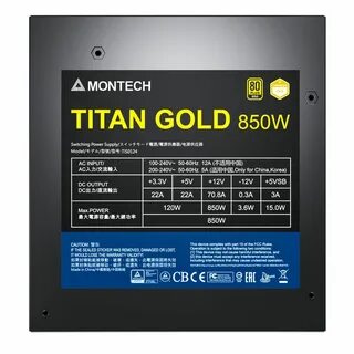 Montech titan gold 850w