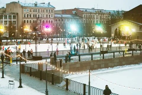Санкт петербург открыли каток