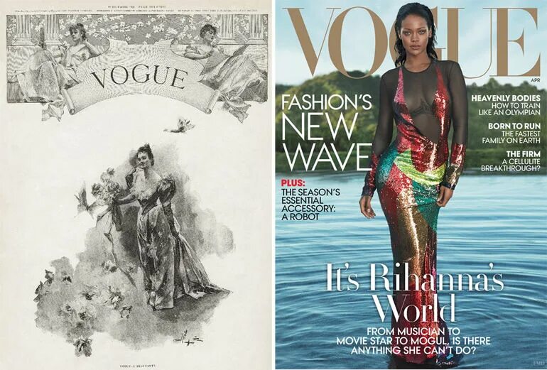 Вог 1. Обложка журнала вог. культовые обложки журналов. vogue 1892. первая обложка vogue.