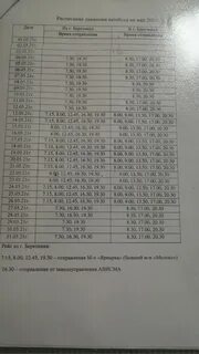 Расписание ависма березники