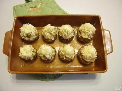 Сколько готовятся фаршированные шампиньоны