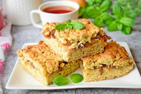 Тесто с вареньем и творогом