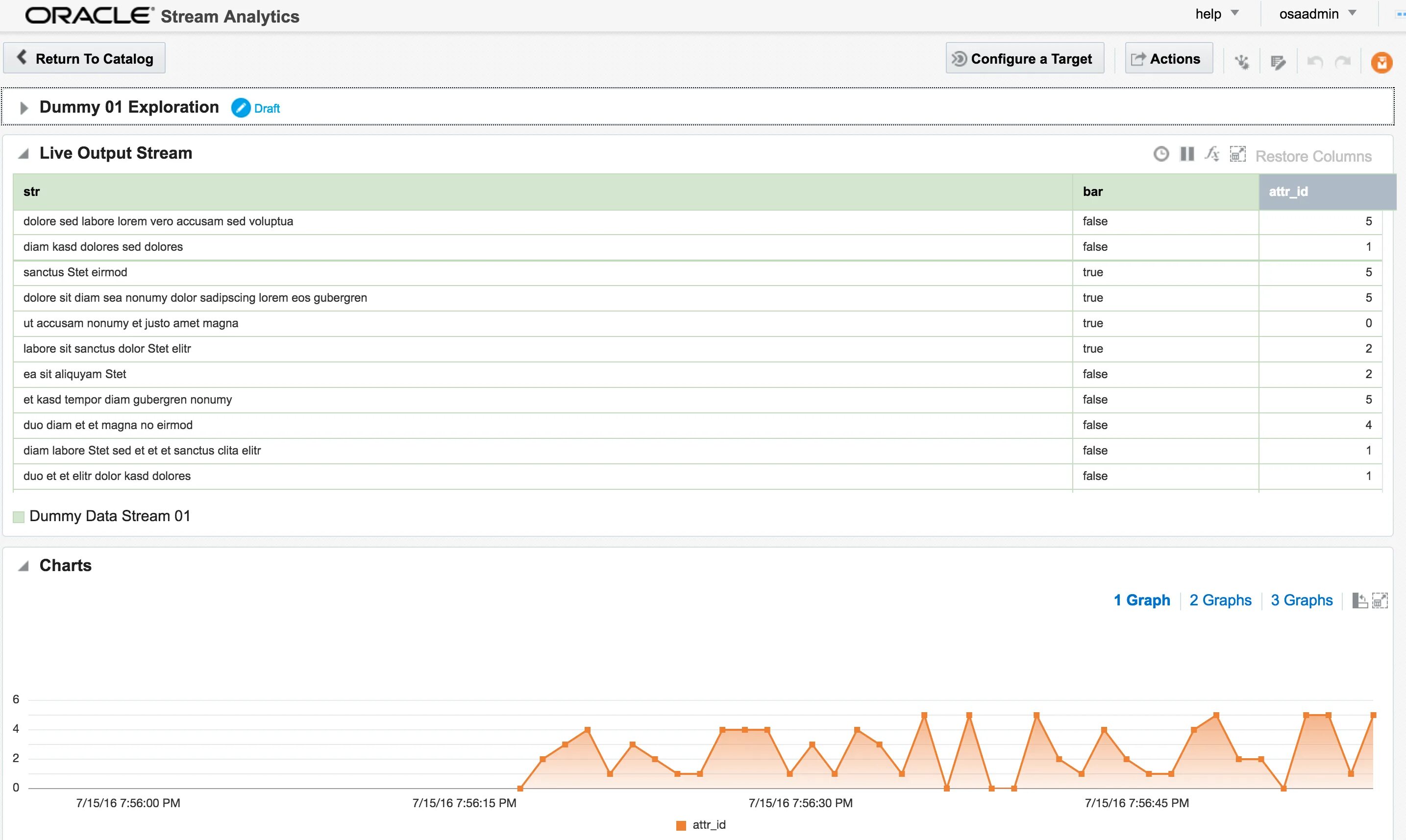 Stream database. Stream database