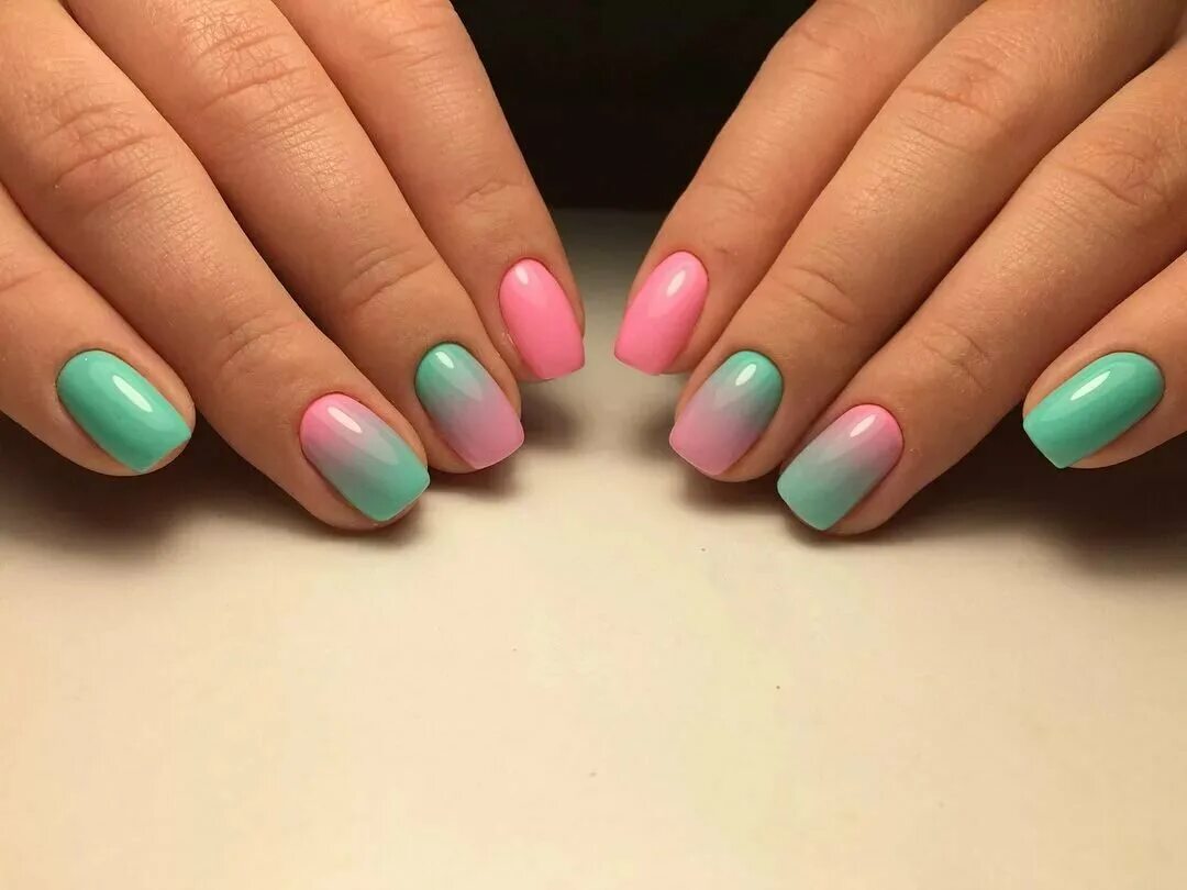 градиент деграде это. ногти с переходом цвета. переход на ногтях гель лаком. шеллак градиент омбре. омбре на ногтях.