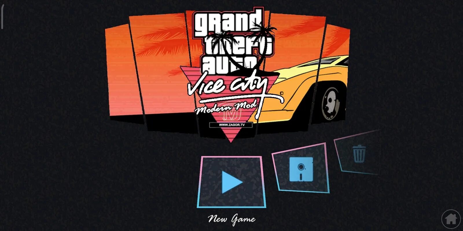 Гта вай сити на андроид мод меню. Меню гта вайс сити. gta vice city фон меню. gta vice city modern mod 2018. vice city main menu.