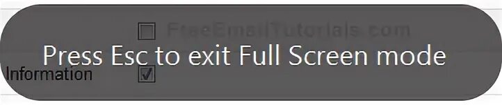 Press esc to continue