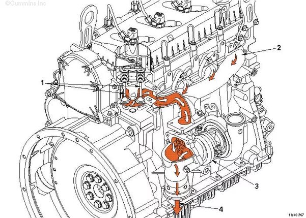 Isb 6.7 e5. Система охлаждения Камминз 6isbe. Схема ДВС Камминз 2.8. Система охлаждения Газель Камминз евро 4. Камминз 3.8 схема двигателя.