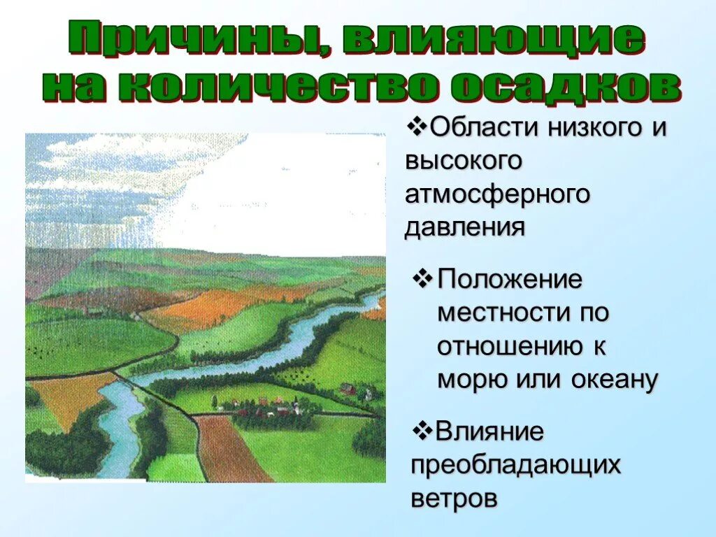 Причины образования осадков. Причины атмосферных осадков. Факторы влияющие на осадки. Причины влияния на количество осадков. Факторы выпадения осадков.