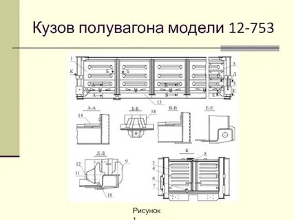 Кузов полувагона