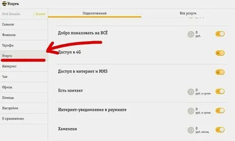 Как узнать подключенные подписки на карте