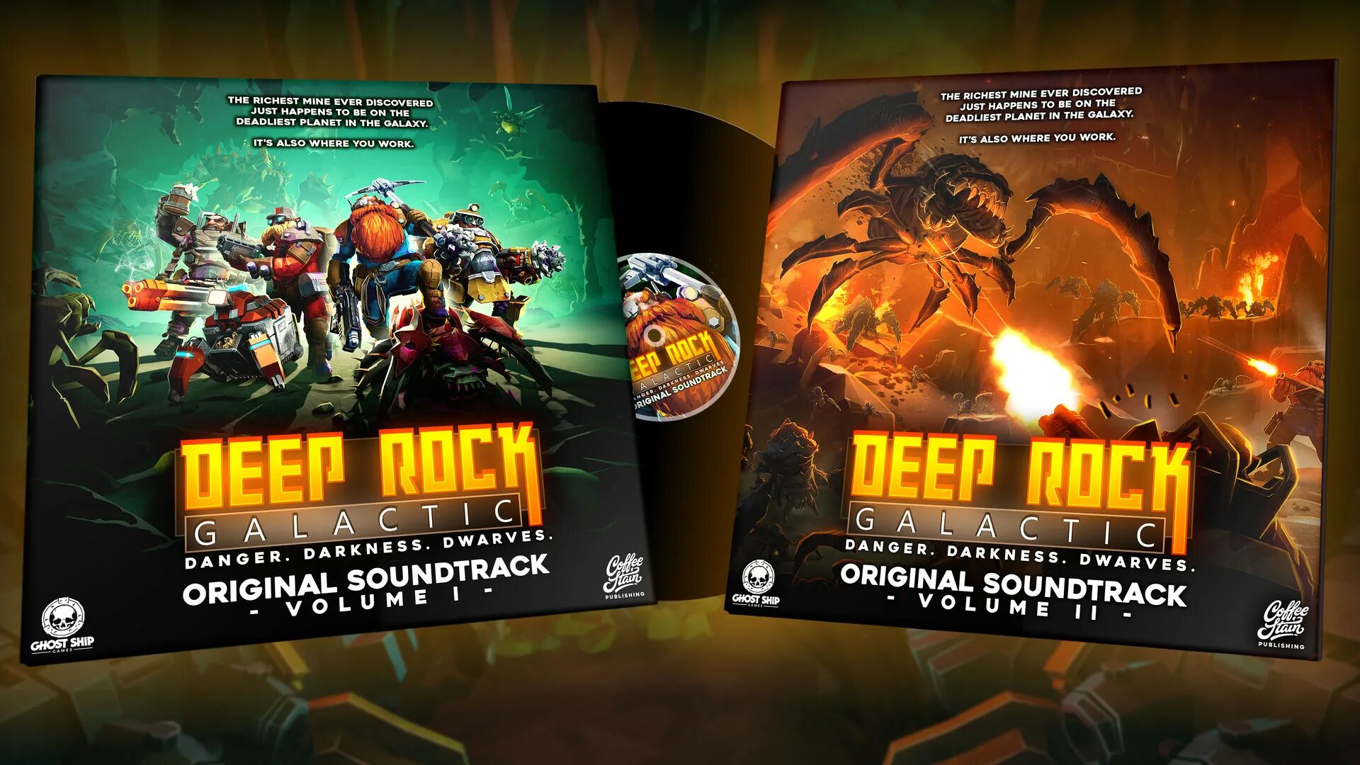 Deep Rock Galactic диск. ОСТ Deep Rock Galactic. Deep Rock Galactic OST. Deep Rock Galactic DLC.