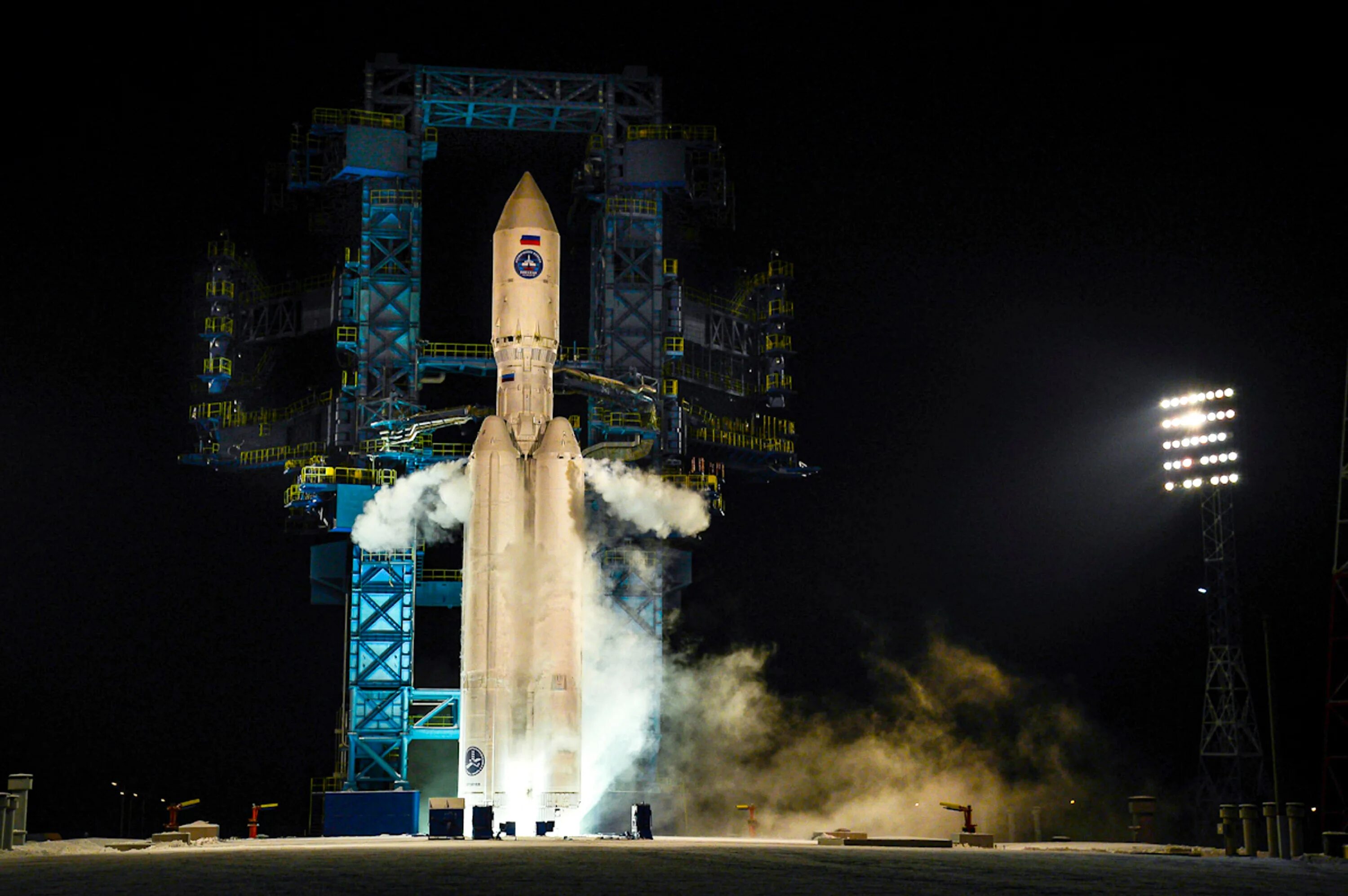 Launched into space