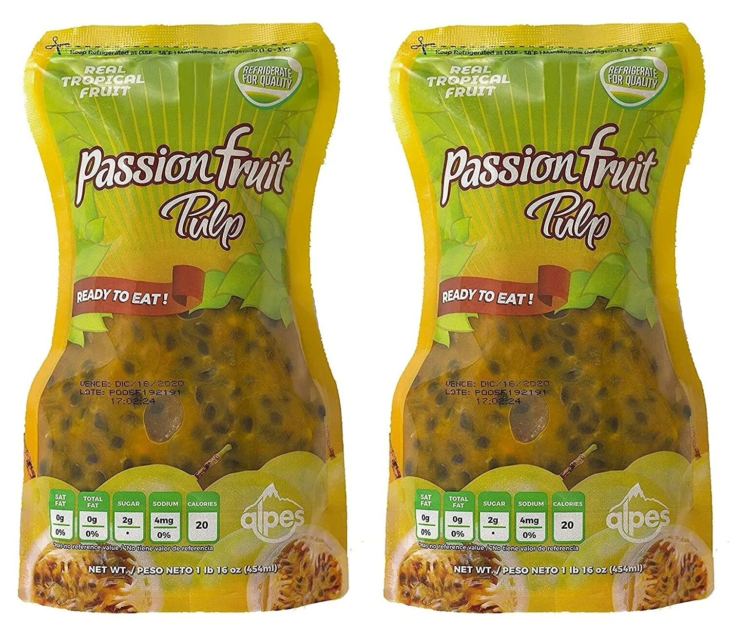 Passion fruit tini. Pulp Fruit. Passion Fruit Pulp. Ready to eat.