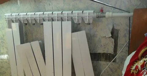 Лопнул радиатор отопления