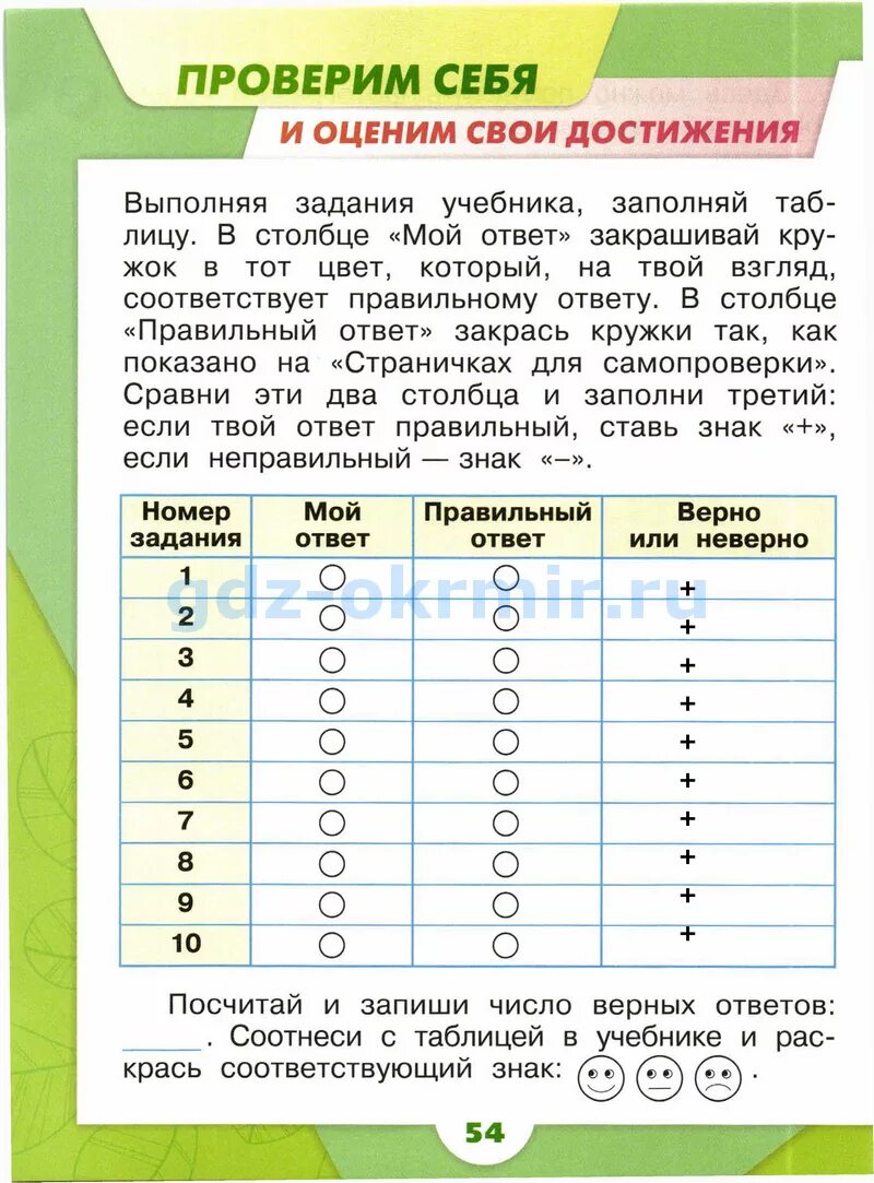 58 страница тест. Окружающий мир 1 класс рабочая тетрадь проверим себя. Проверь себя и оцени свои достижения. Окружающий мир проверь себя.