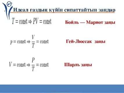 Идеал газдың
