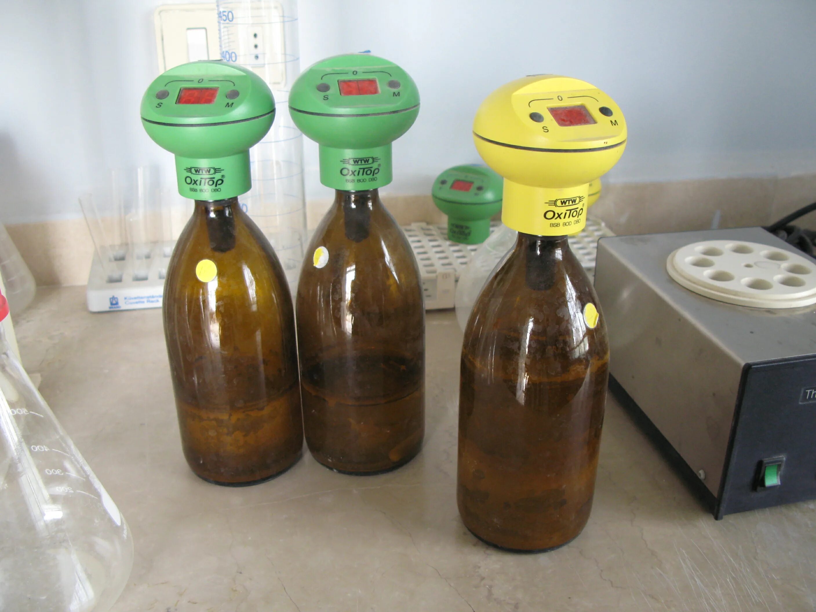 Testing bottle