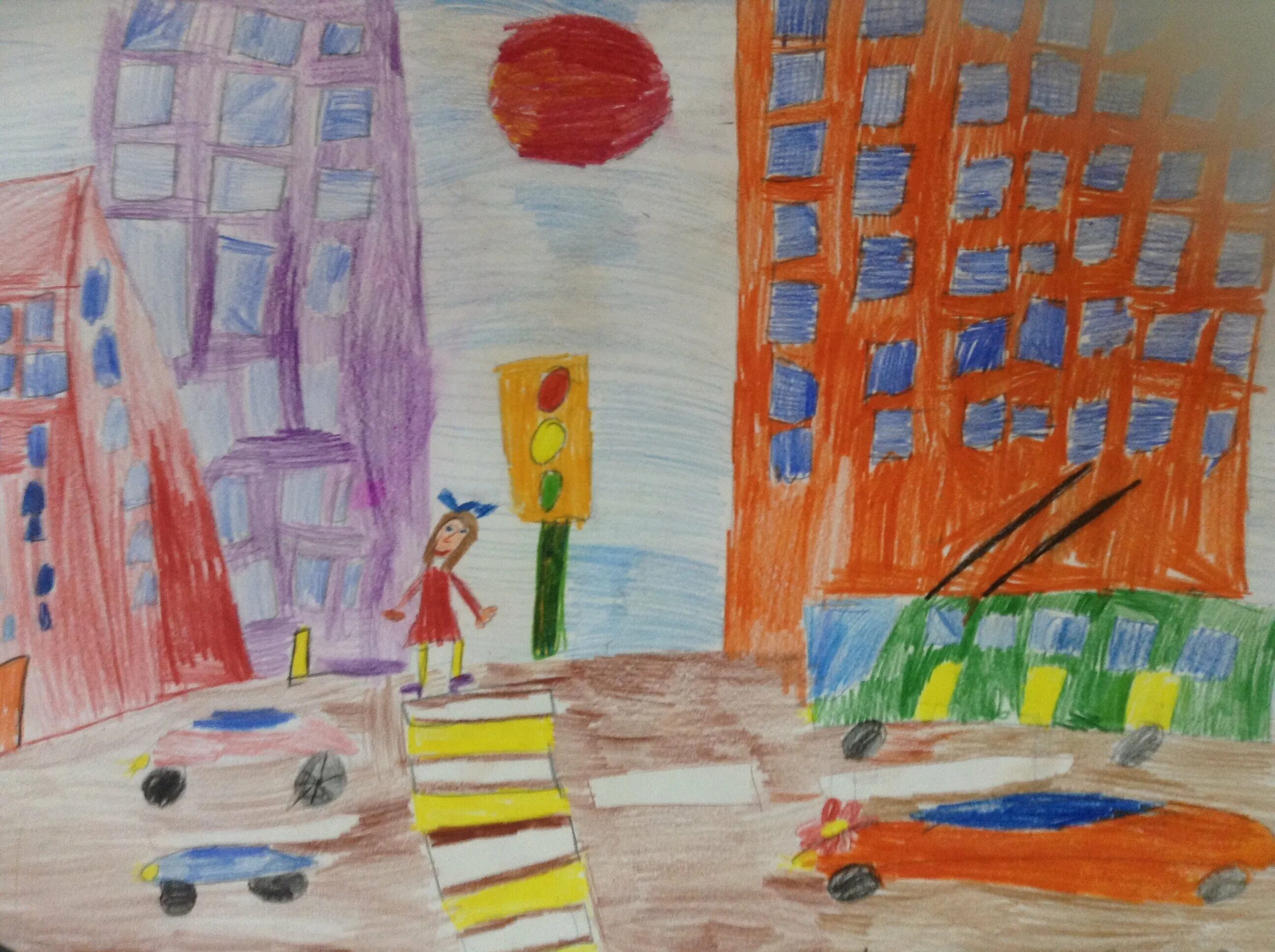 Моя улица средняя группа. Рисование на тему город. Улица нашего города рисование. Рисование мой город. Детские рисунки города.