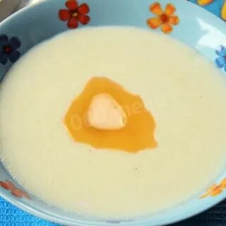 Манная каша с фруктами