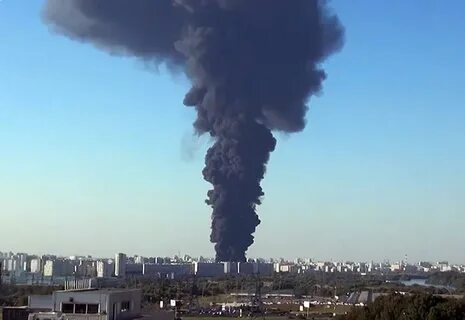 Пожар в москве капотня