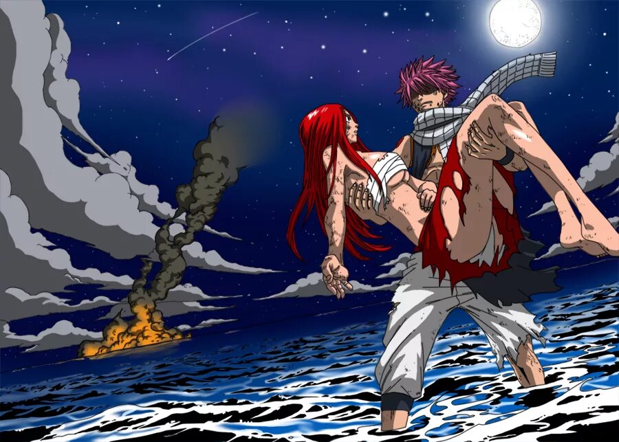 Хвост феи 9. Fairy tail natsu and erza. fairy tail erza x natsu. хвост феи манга эрза.