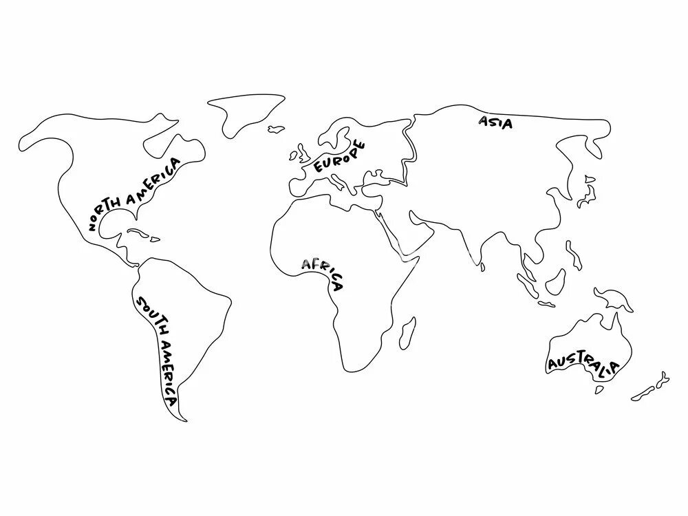 Контуры материков. Силуэты континентов. Контуры материков для детей. Материки раскраска.