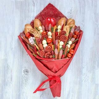 Колбасный букет своими руками