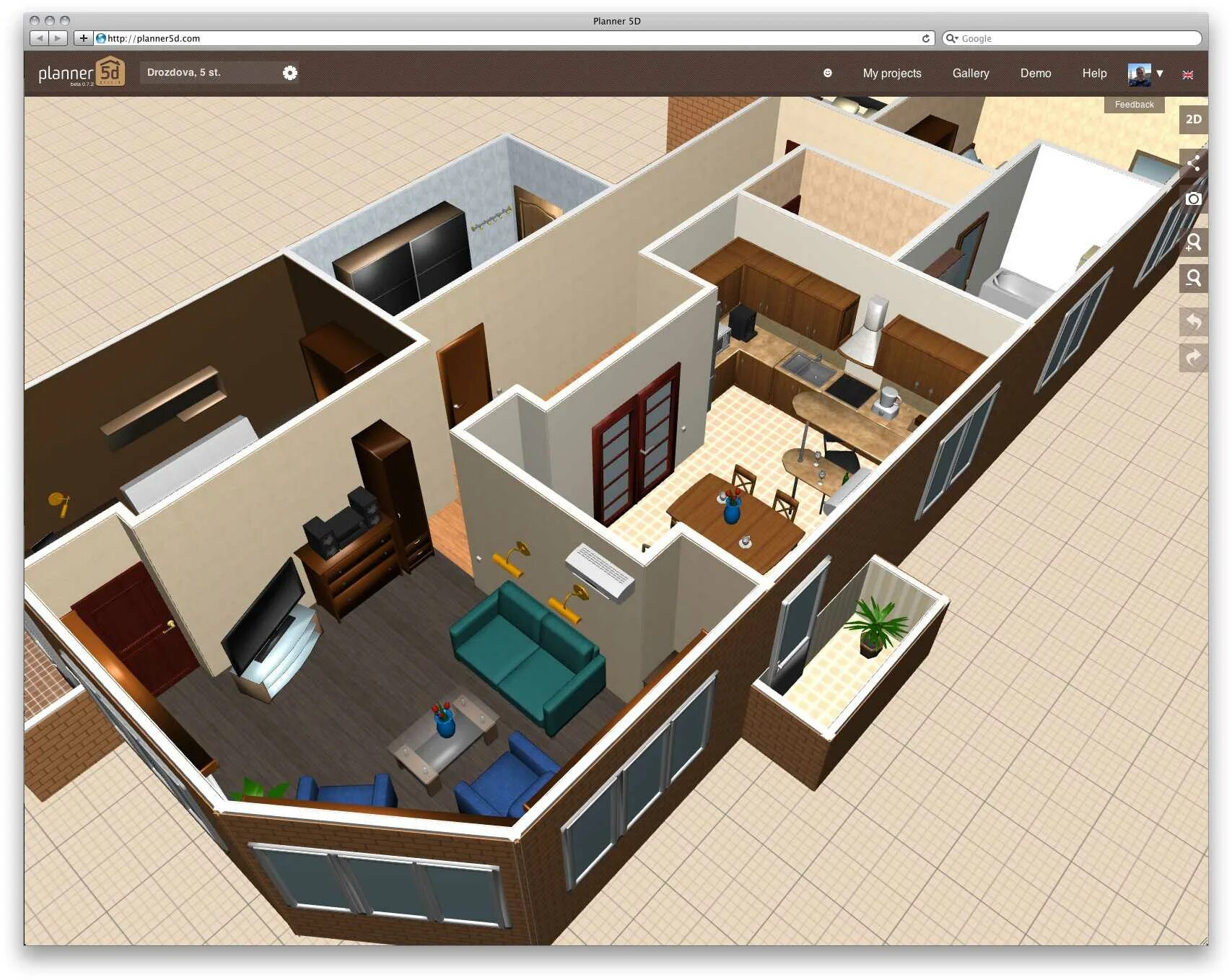 Сделать дизайн проект квартиры программа. Планер 5д. 5d home planner. planner 5d планировщик. planner 5d дизайн интерьера.