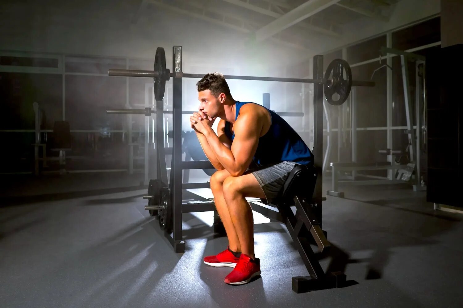 Philosophical tired gym