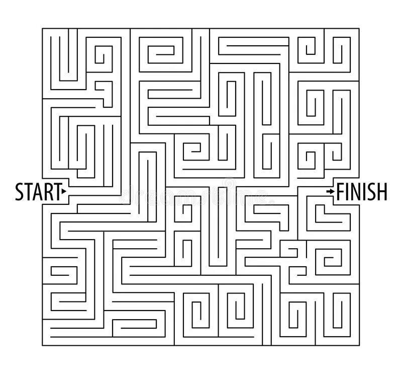 Tangle maze
