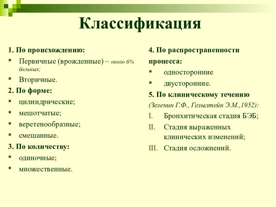 Осложнения бронхоэктатической. Классификация бронхоэктатической болезни. Бронхоэктатическая болезнь классификация. Бронхоэктатическая болезнь классификация по происхождению. Классификация бронхоэктазов.