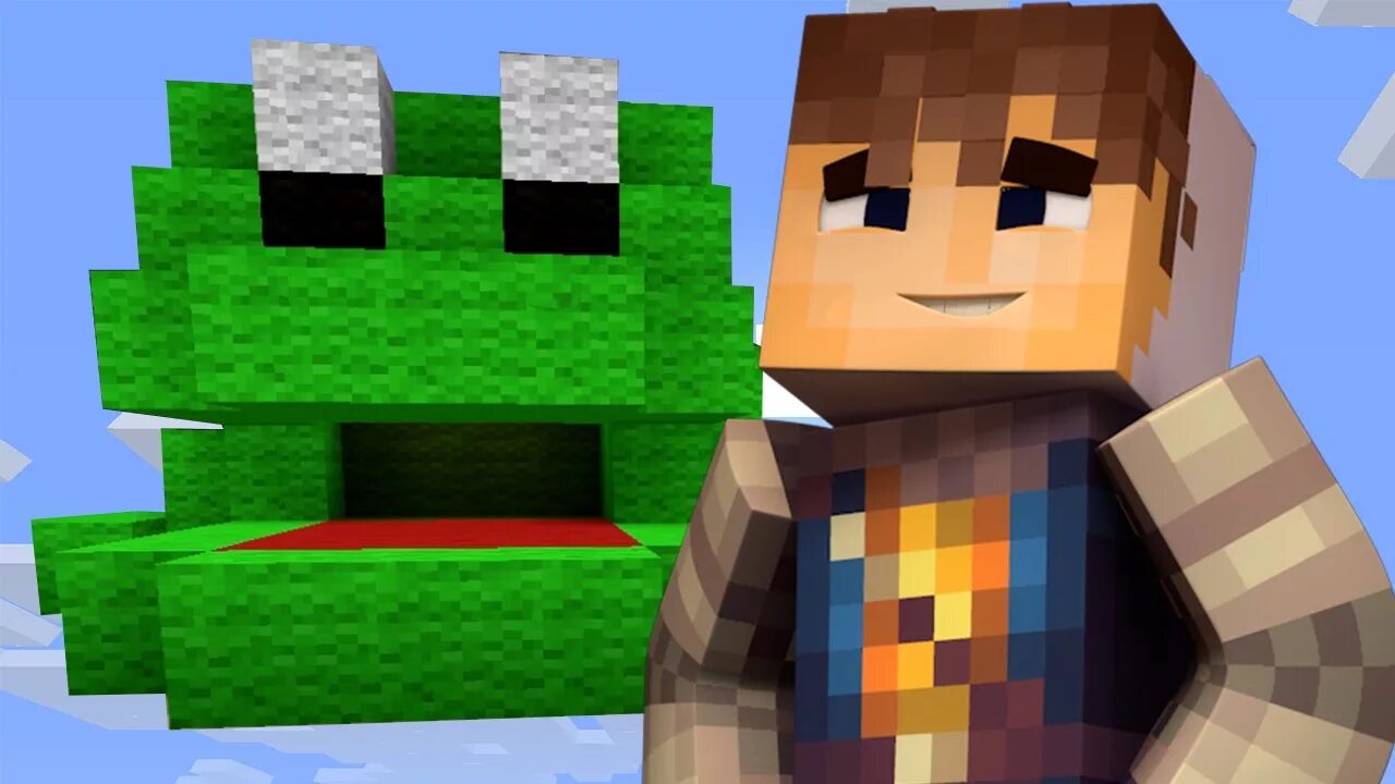 The man from the frog minecraft