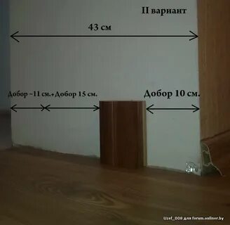 Размеры доборов для межкомнатных дверей