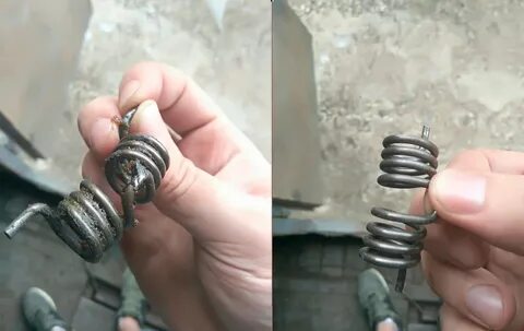 Как правильно снять возвратную пружину