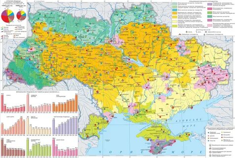 Сельское хозяйство Украины (карта) - Служба стастистики NoNews