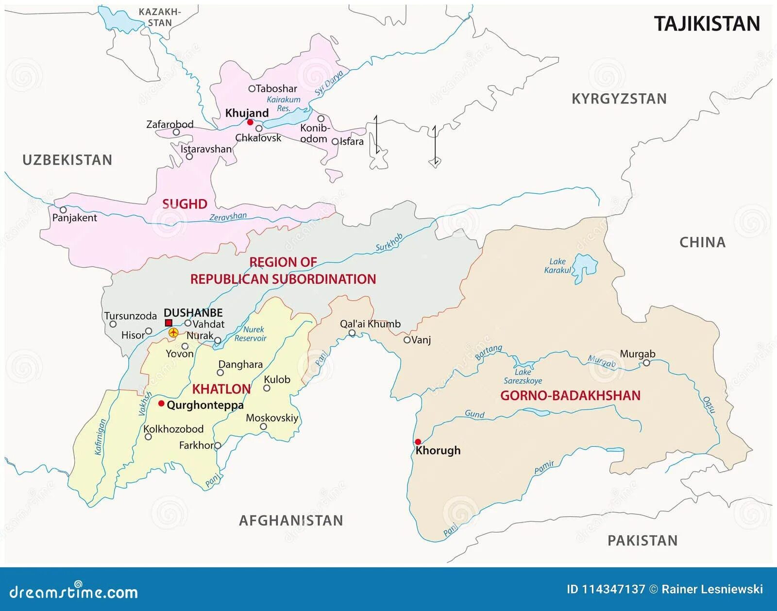 Таджикистан карта с городами аэропорты. Шииты карта Таджикистан карта. Карта Таджикистана на руском языке с областями.